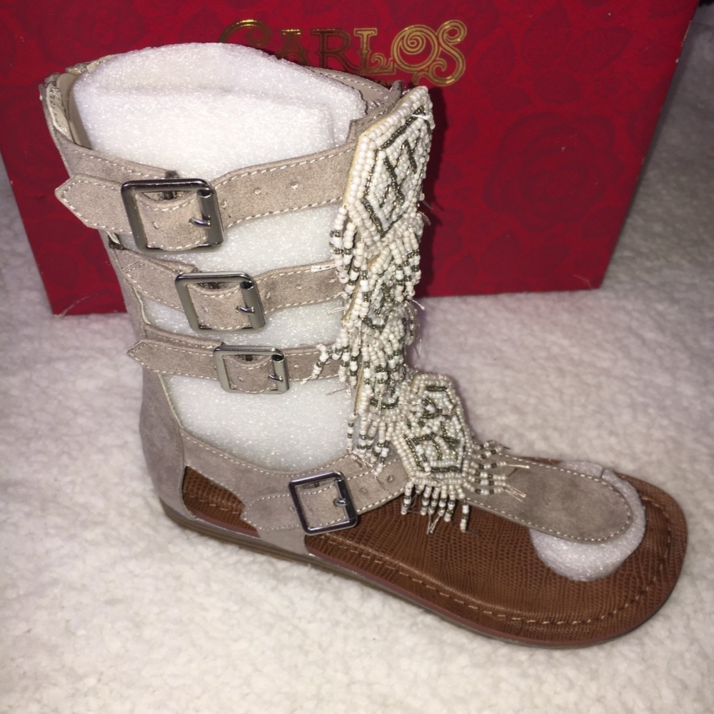 NEW CARLOS SANTANA GLADIATOR SANDALS - Picture 5 of 7